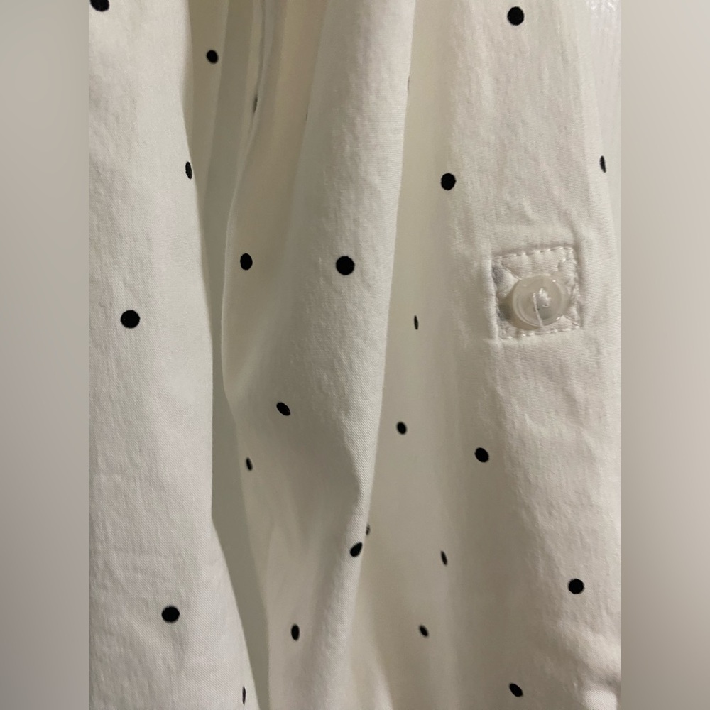 APT. 9. WOMENS White Polka Dot Women's Top - Picture 13 of 16